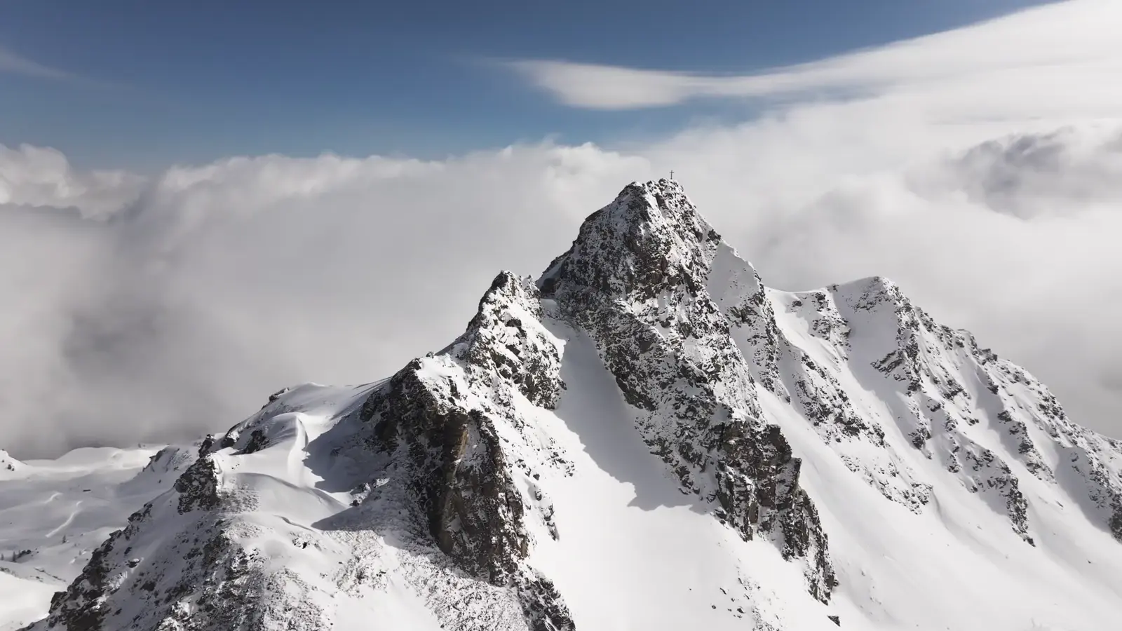 A ski racer at Die Nord